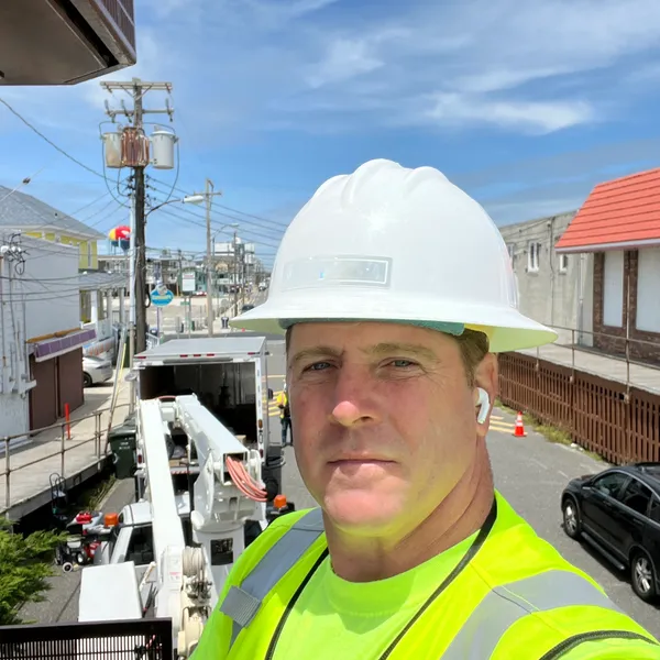 Todd Hirsch, CEO and Founder of East Coast Contractors Group, on a job site